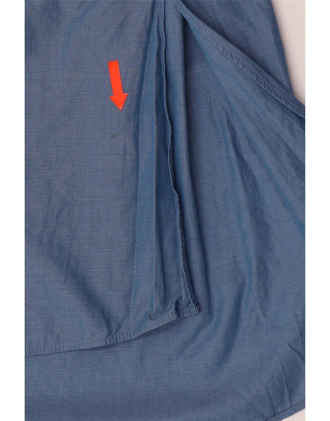 Blusa feminina de manga comprida Cos EU 42 grande algodão azul