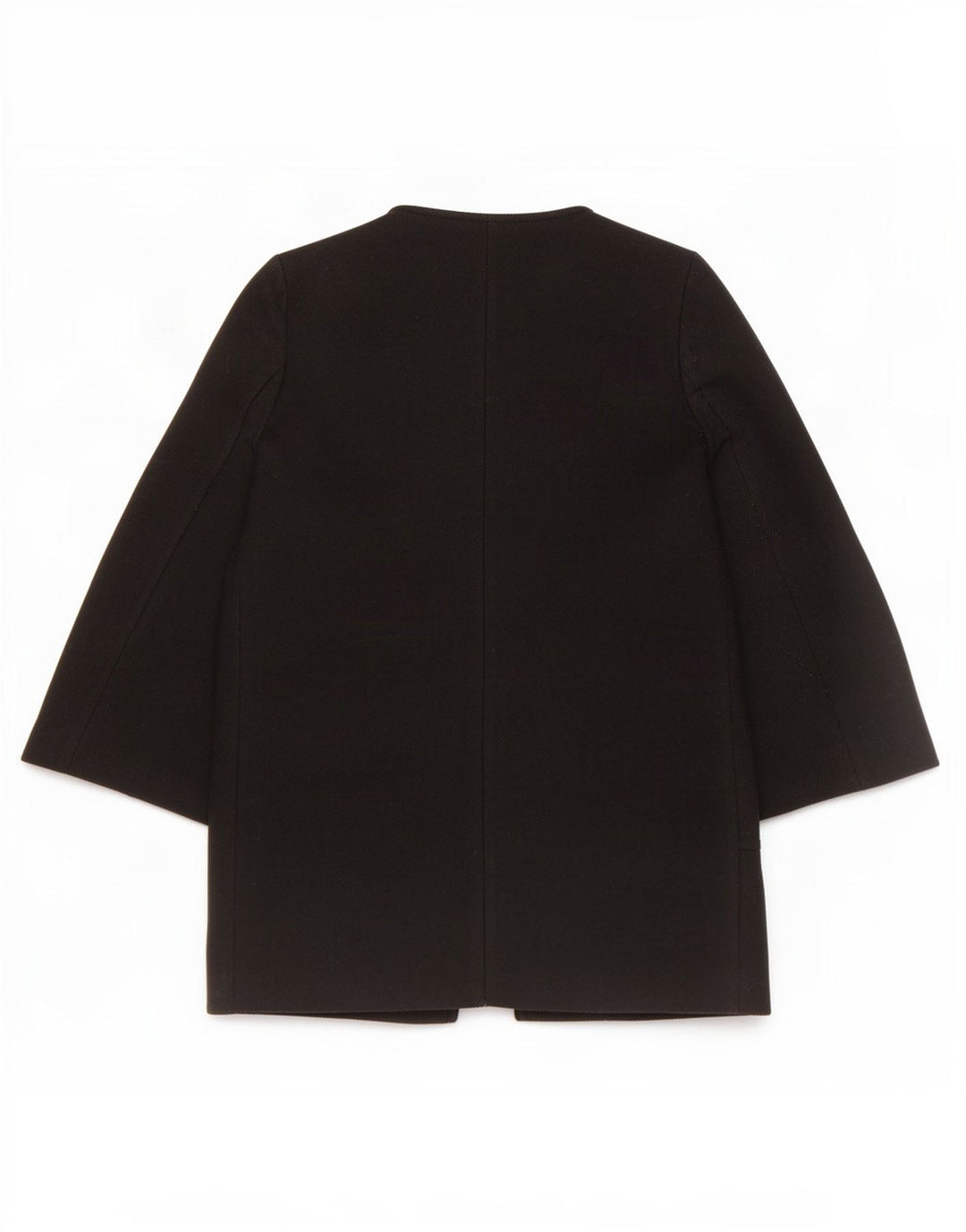 Sobretudo feminino Zara UK 10 pequeno lã preta