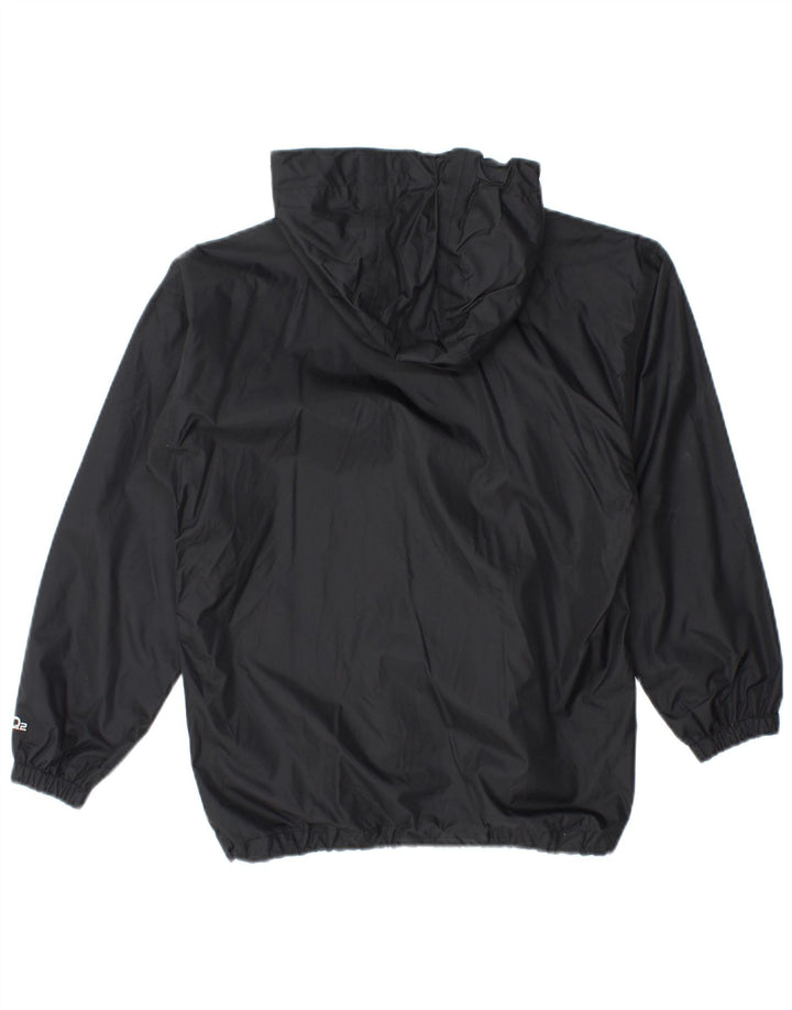Jaqueta de chuva com capuz para meninos Berghaus 9-10 anos preto nylon