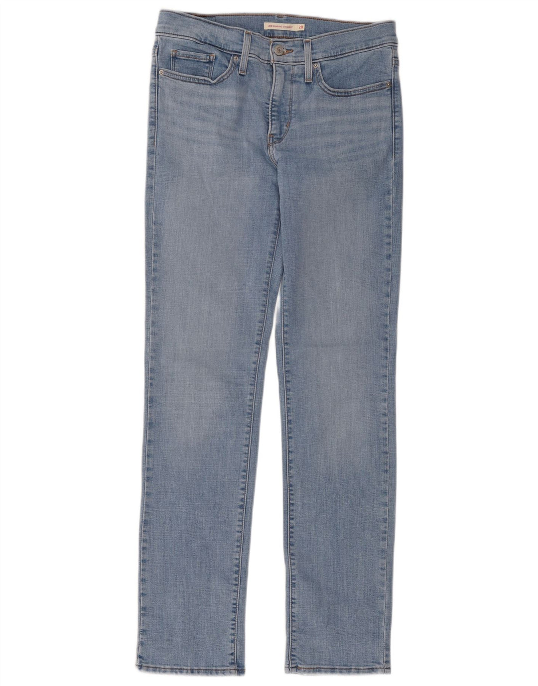 Calça jeans feminina Levi's 314 Shaping Straight W28 L32 azul algodão