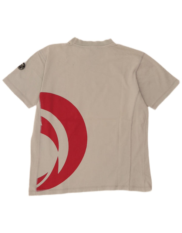 Camiseta masculina North Sails com estampa gráfica grande cinza