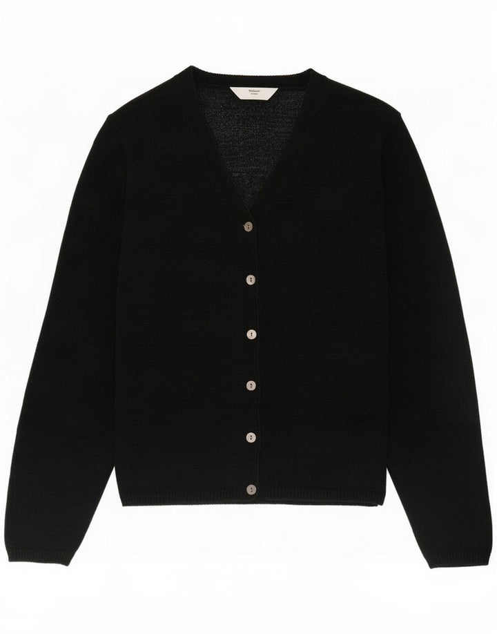 Suéter Marks & Spencer feminino St. Michael Cardigan Reino Unido 12 médio preto