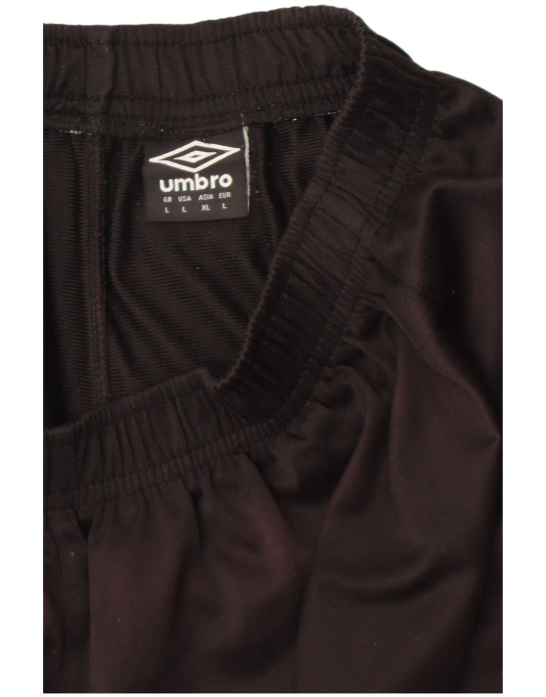 Shorts esportivos masculinos Umbro grandes pretos
