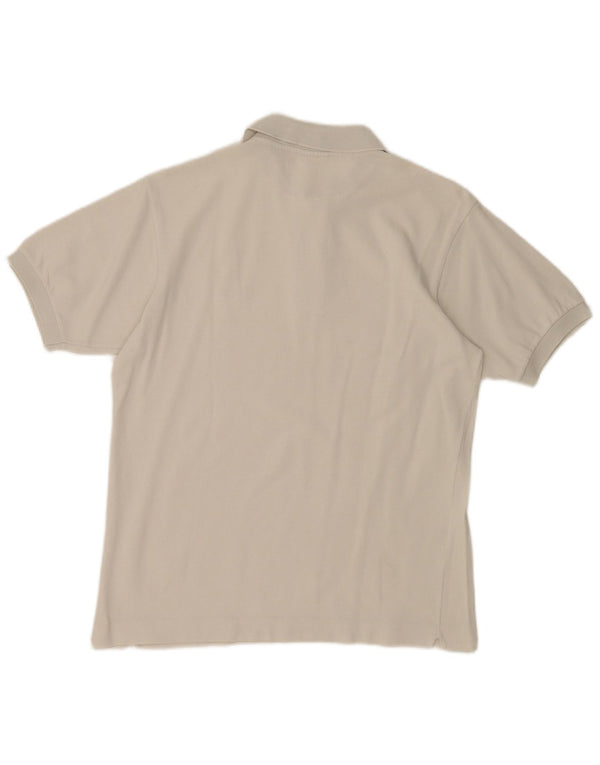 Camisa polo masculina LACOSTE tamanho 3 pequeno algodão branco