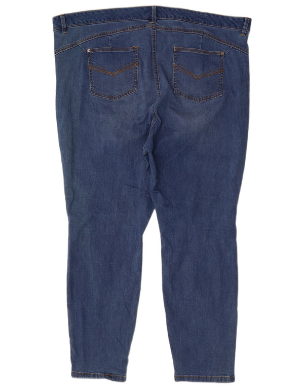 Calça Jeans Marks & Spencer Autograph Skinny UK 22 3XL W44 L28 Azul Algodão