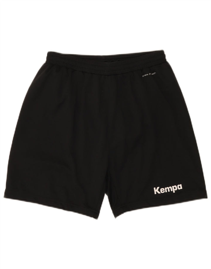 Shorts de natação masculino vintage pequeno poliéster preto