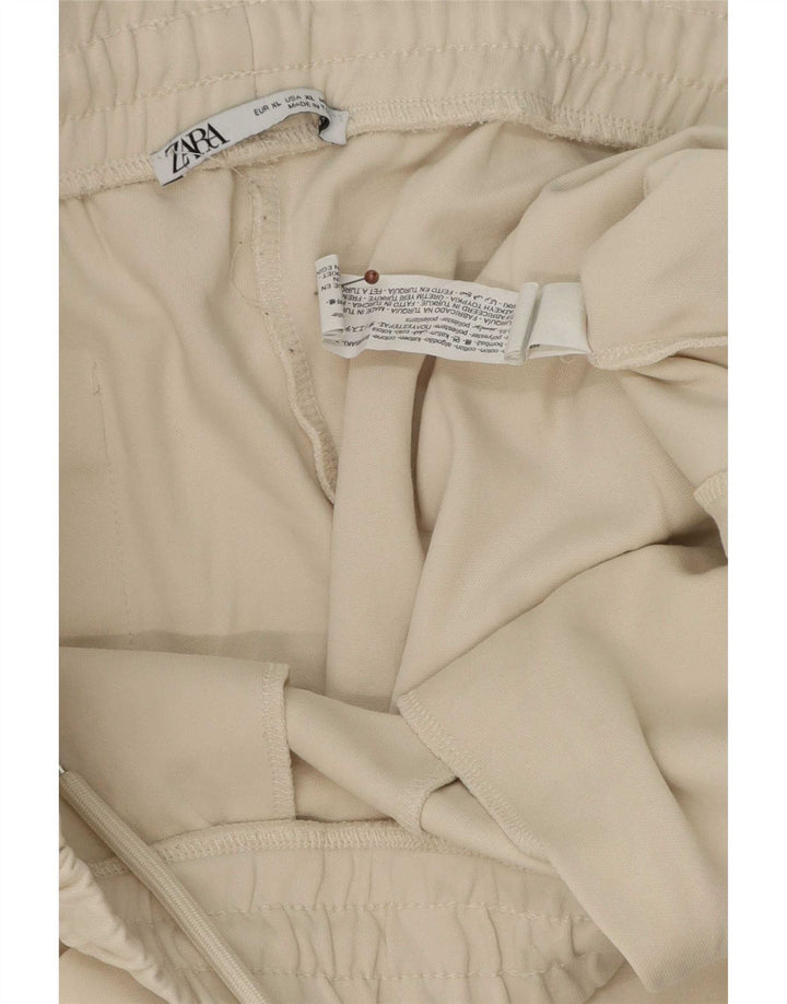 Zara Shorts esportivos masculinos XL algodão bege