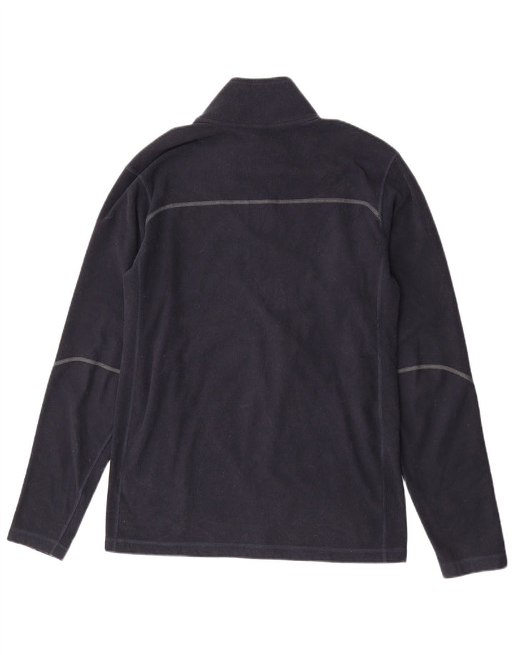 Suéter Nike Masculino Therma-Fit Zip Neck Fleece Médio Azul Marinho Poliéster