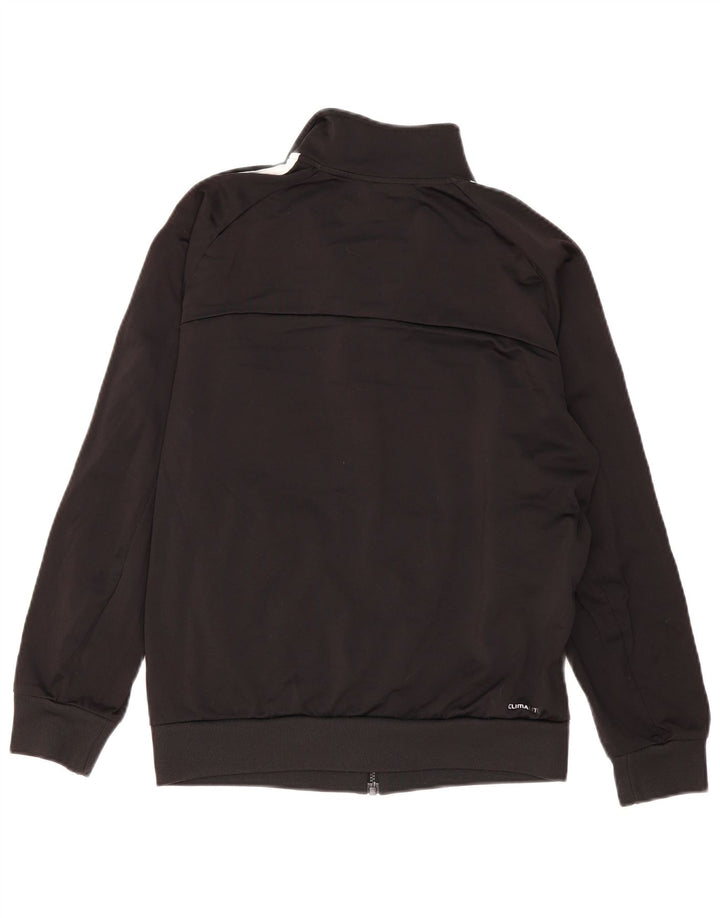 Adidas Mens Climalite Tracksuit Top Jacket UK 38/40 Médio Preto Poliéster