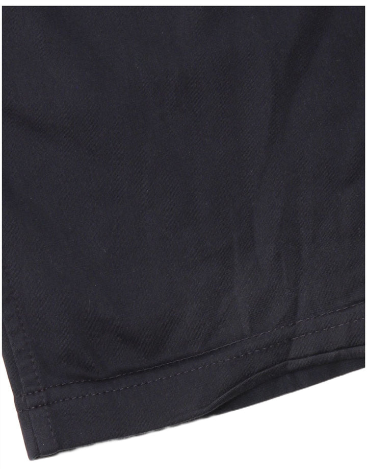 Calça de treino masculina Champion grande poliéster azul marinho