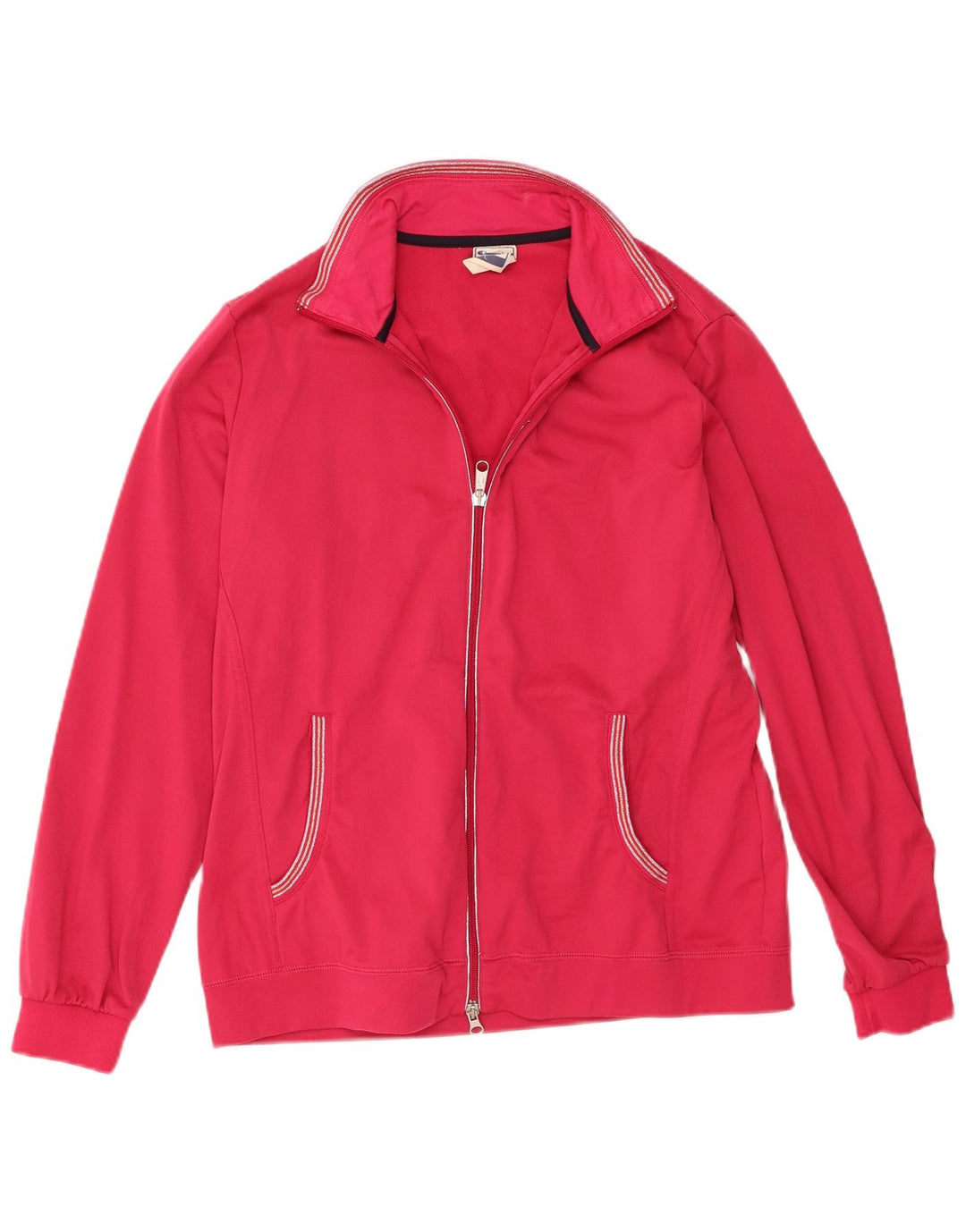 Jaqueta feminina Champion Easy Fit para treino UK 14 grande poliéster rosa