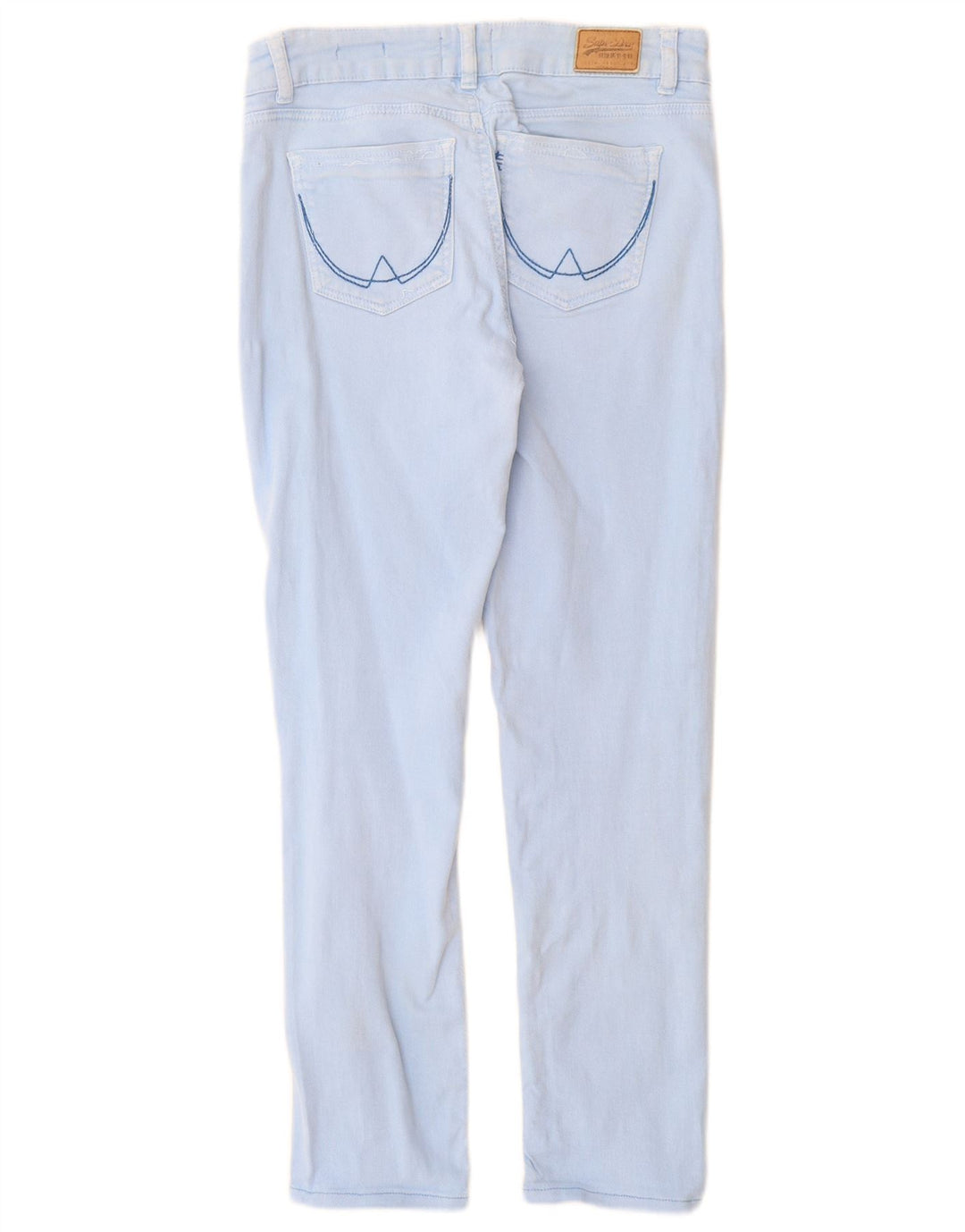 Calça jeans super skinny feminina Superdry W26 L27 azul