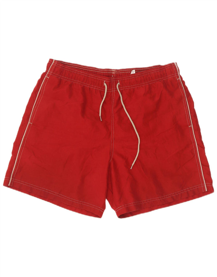 Shorts de natação masculino Marks & Spencer grande poliéster vermelho