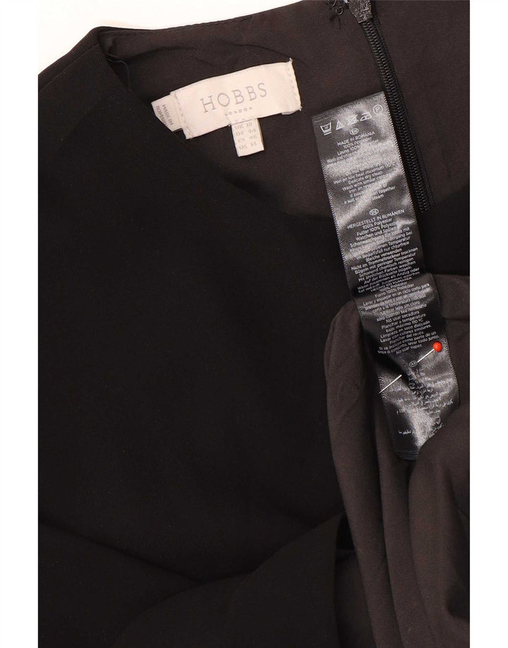 Vestido bainha feminino Hobbs UK 18 XL preto poliéster