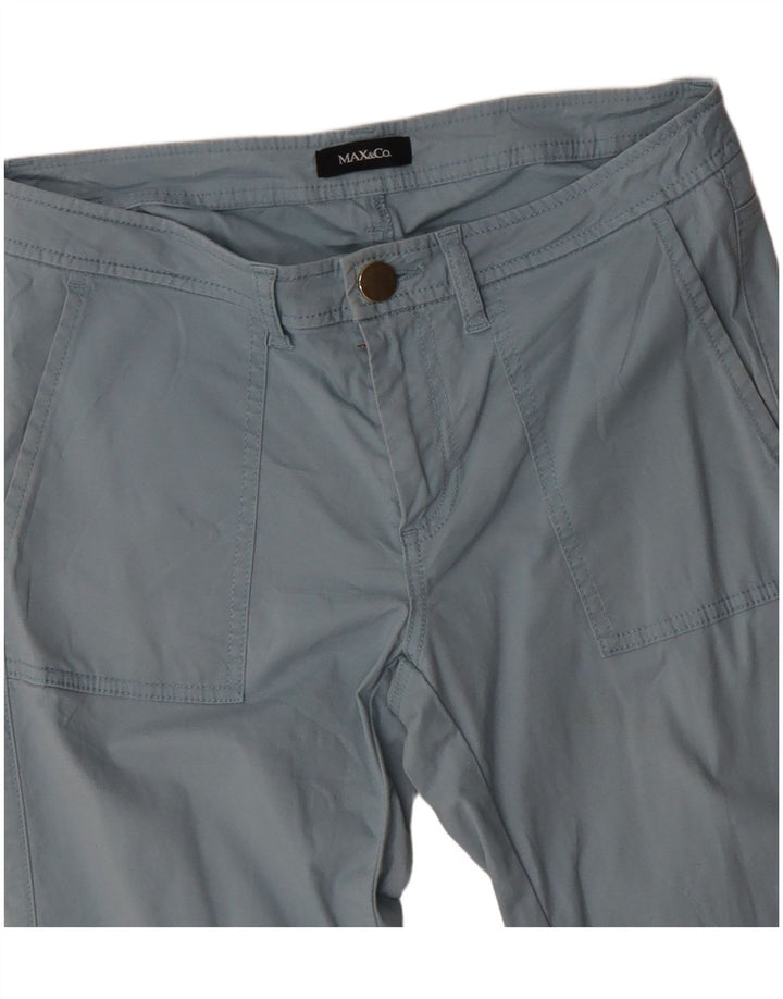 Calça Chino Reta Feminina MAX & CO. W30 L26 Azul