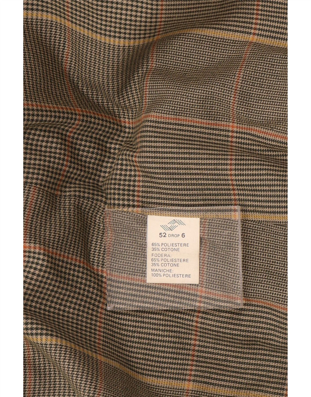 Trench Coat Vintage Masculino IT 52 XL Poliéster Bege