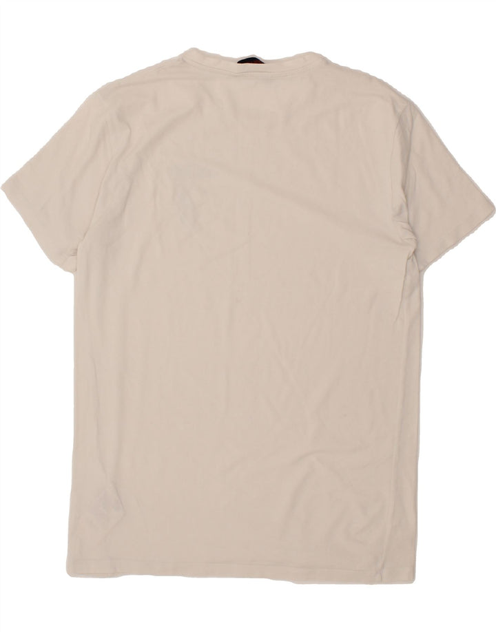 TRUSSARDI Womens T-Shirt Top UK 18 XL White Cotton Vintage Trussardi and Second-Hand Trussardi from Messina Hembry 