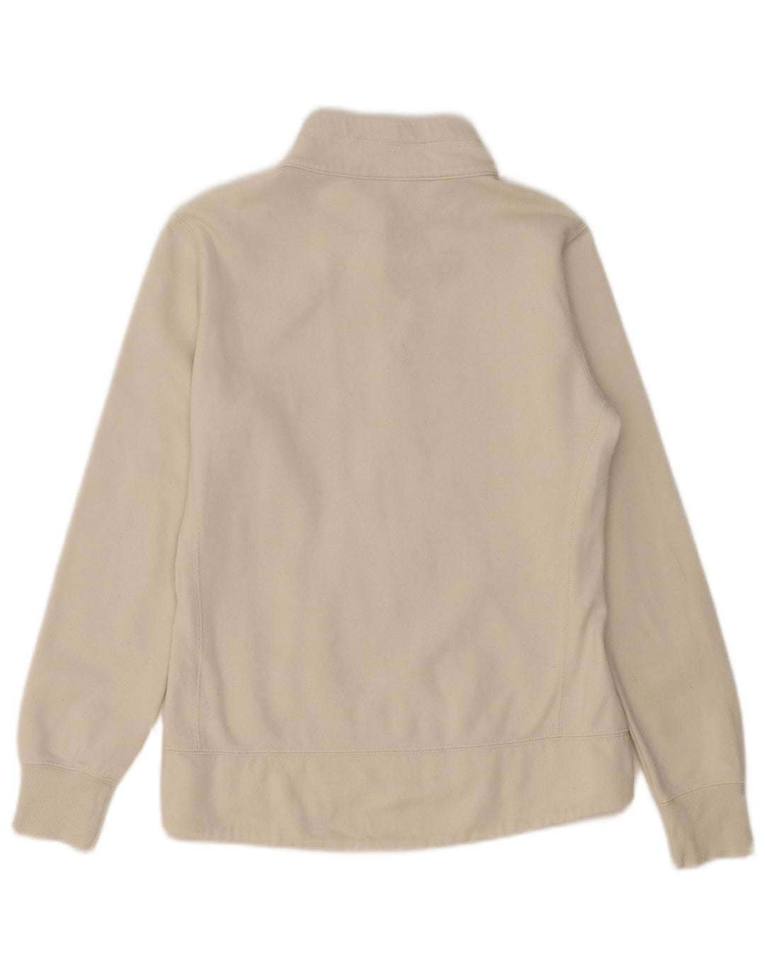 CHAMPION Womens Tracksuit Top Jacket UK 10 Small White Cotton