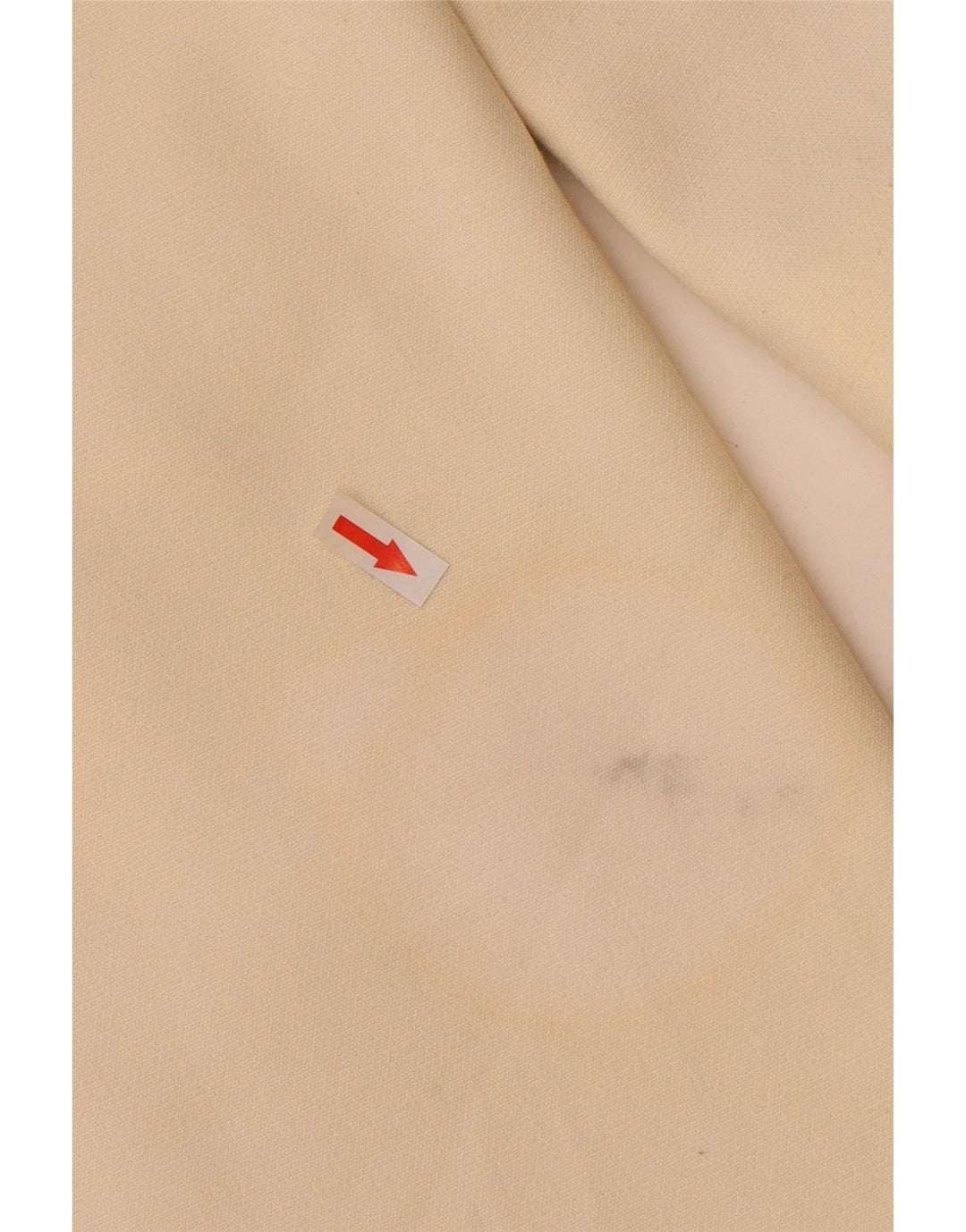 Sobretudo feminino Zara UK 16 grande poliéster branco