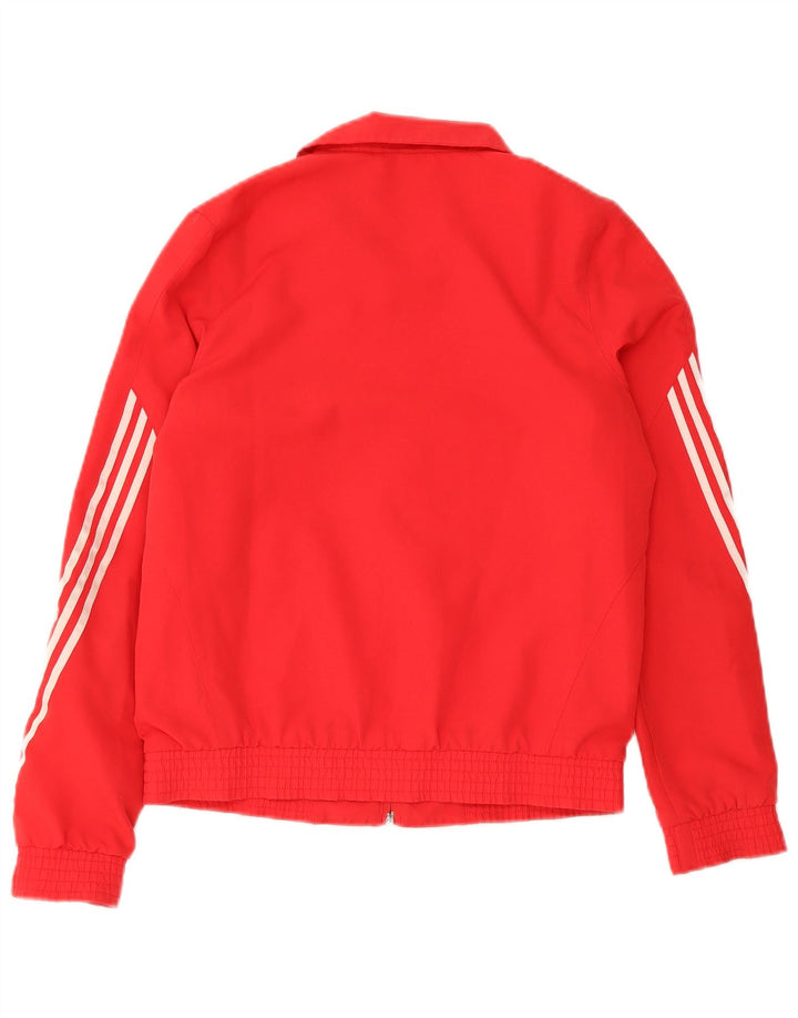 Jaqueta Adidas Meninas Treino Top 13-14 Anos Poliéster Vermelho