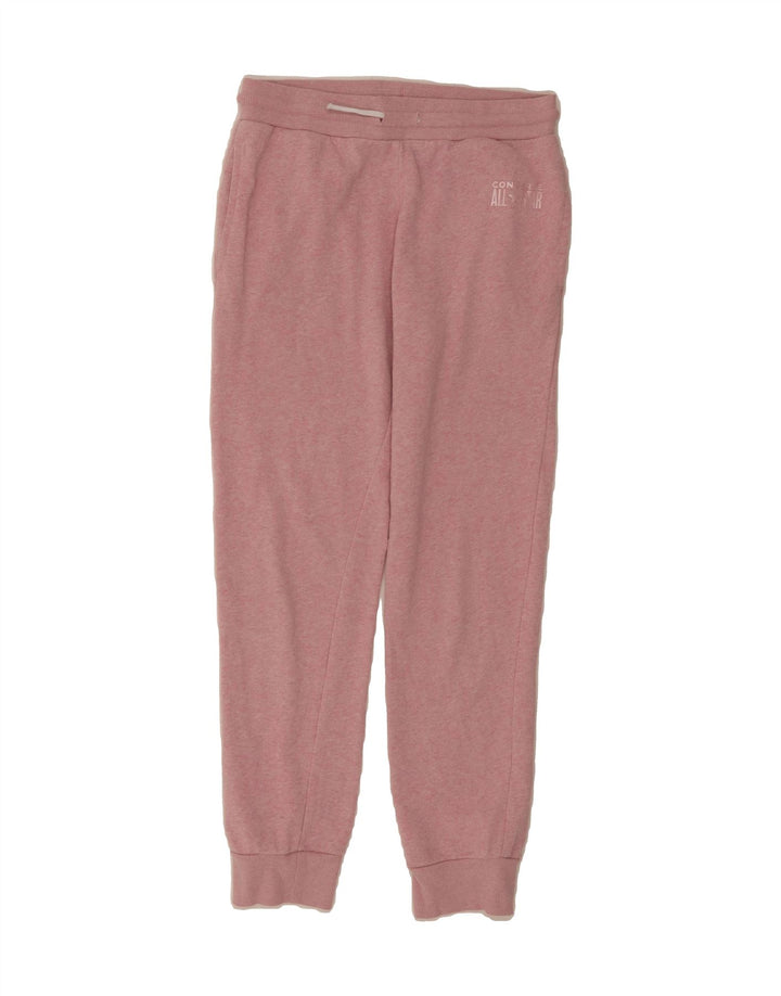 CONVERSE Girls Tracksuit Trousers Joggers 13-14 Years XL Pink Cotton Vintage Converse and Second-Hand Converse from Messina Hembry 