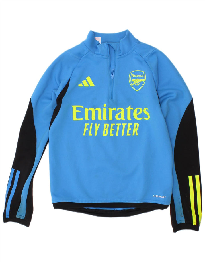 Adidas Boys Arsenal Graphic Pullover Treino Top 9-10 Anos Azul