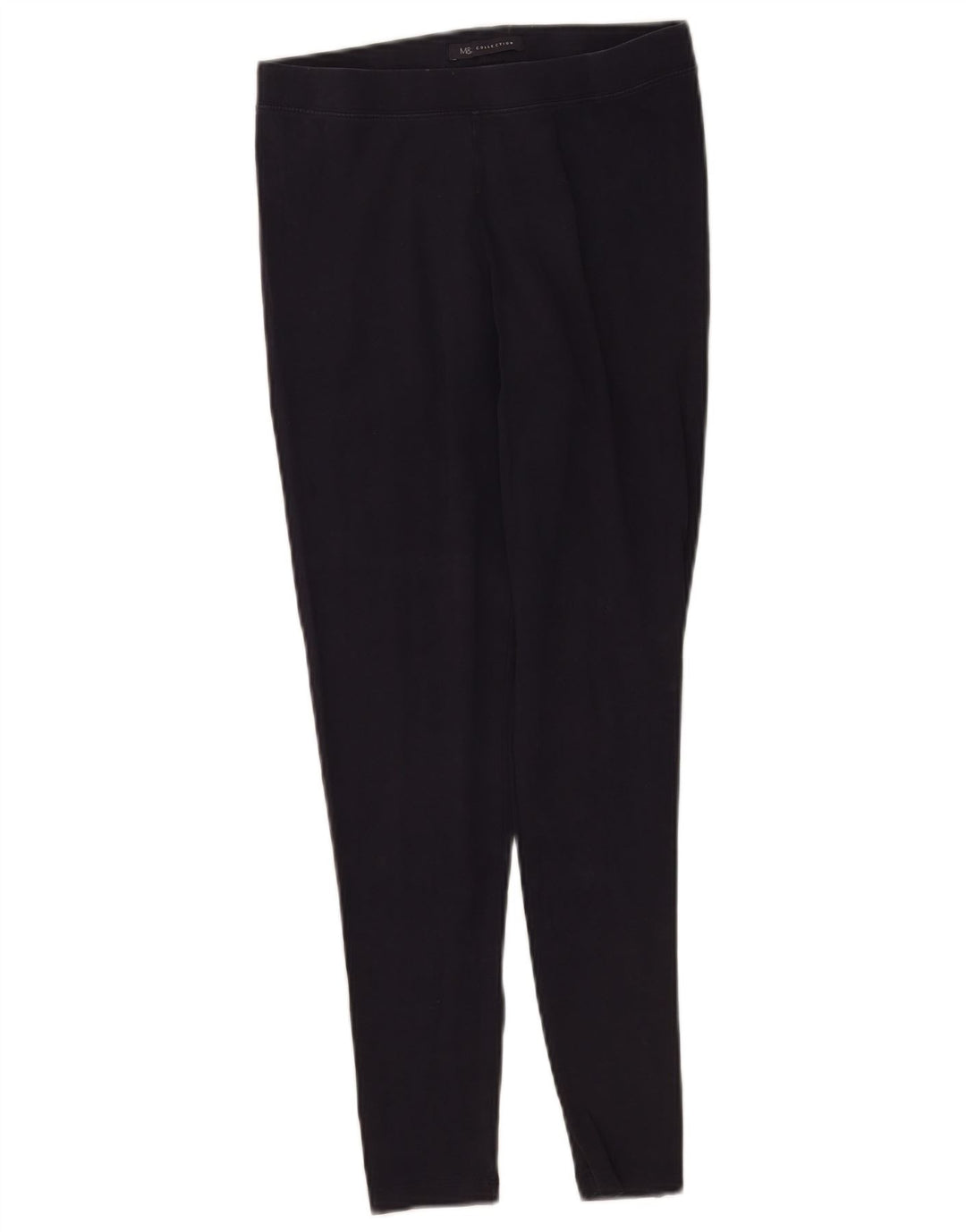 Leggings femininas Marks & Spencer UK 10 algodão azul marinho pequeno
