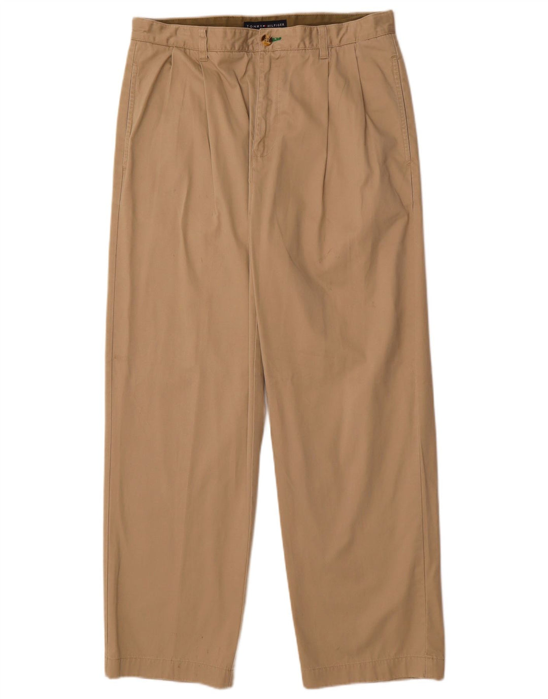 Calça Chino Masculina TOMMY HILFIGER W34 L30 Algodão Bege