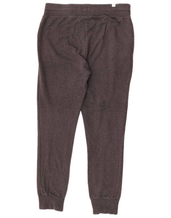 Calça de treino feminina Puma Joggers UK 12 algodão cinza médio