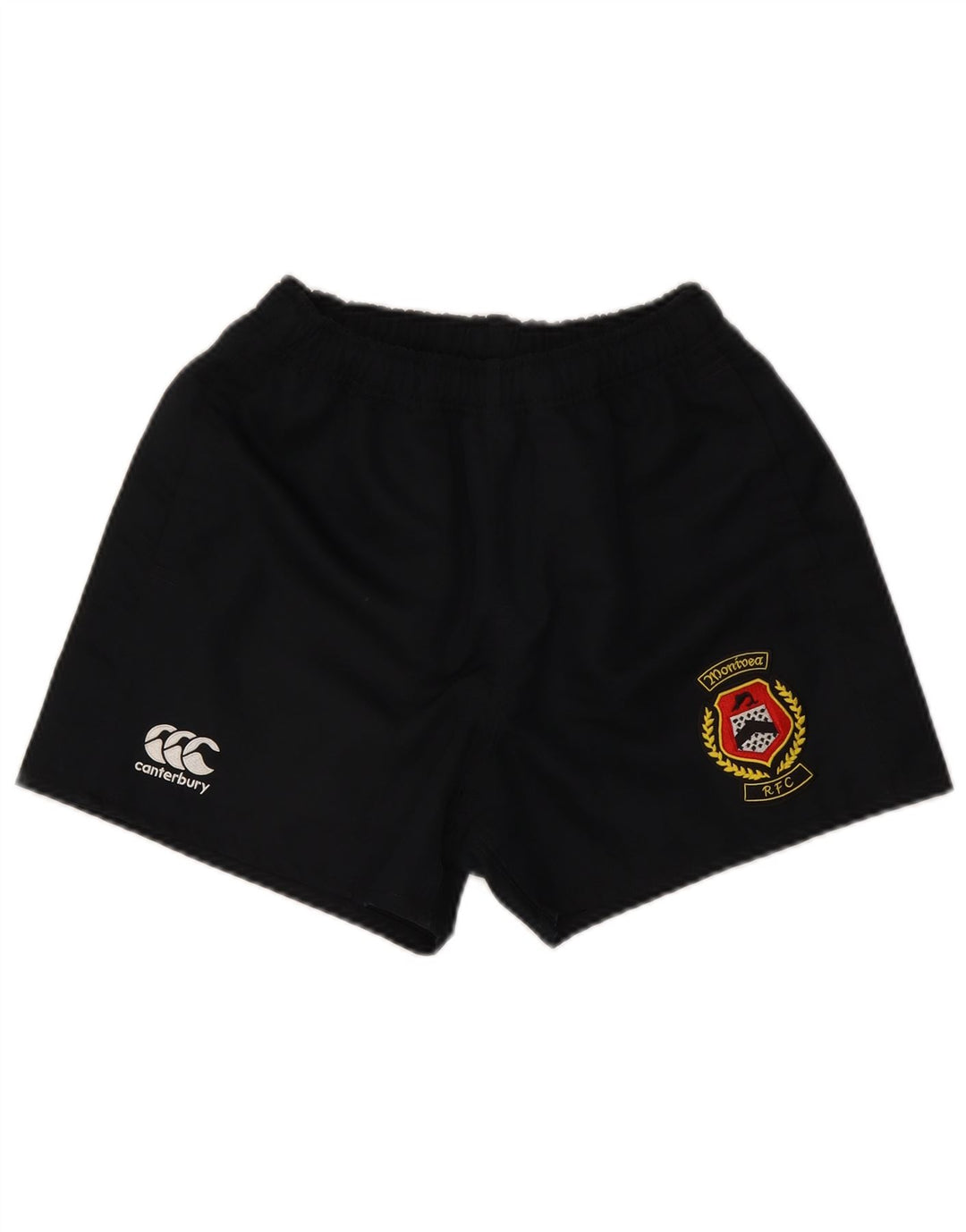 Shorts esportivos gráficos masculinos Canterbury poliéster azul marinho médio