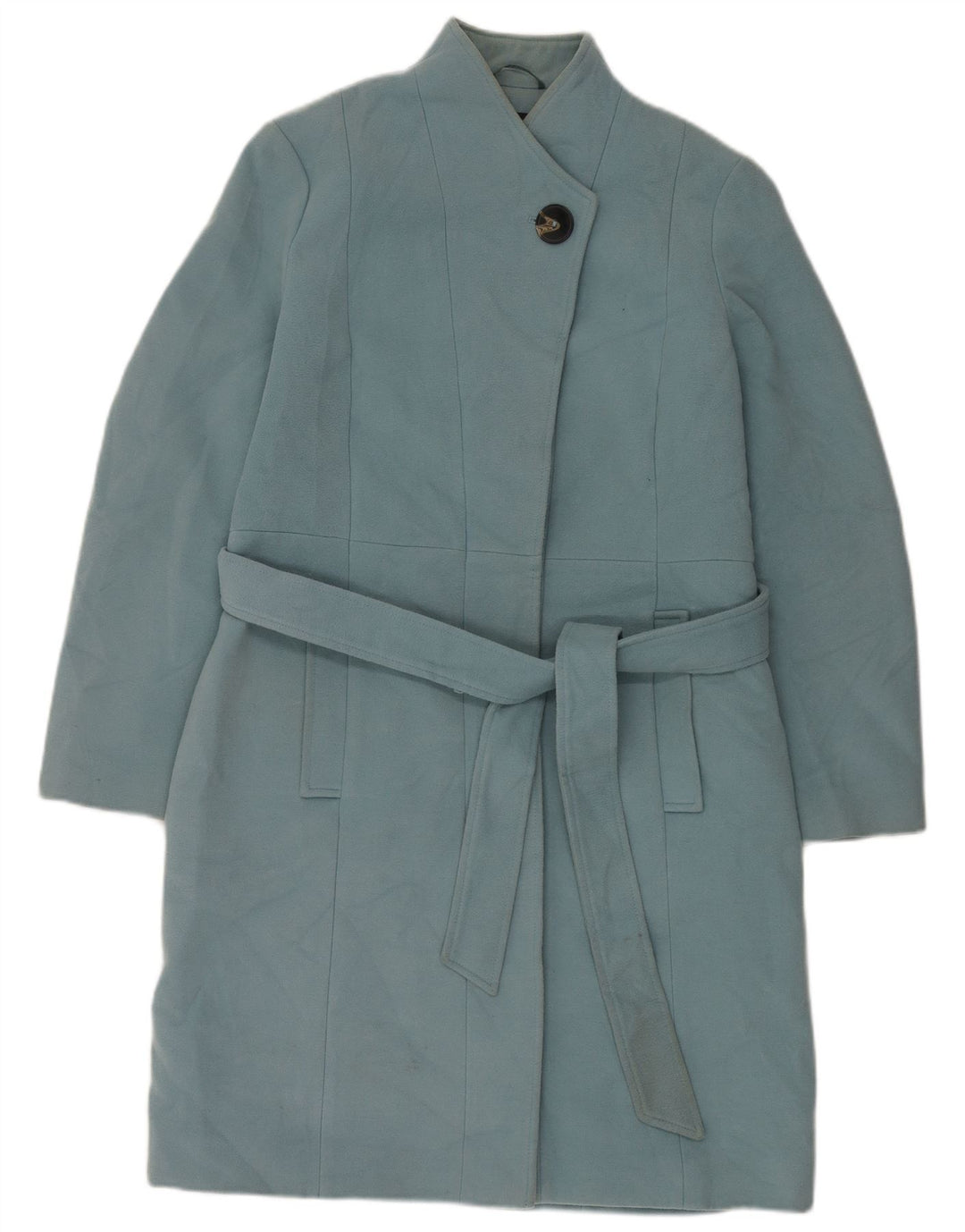 Sobretudo feminino Marks & Spencer folgado Reino Unido 18 XL azul poliéster