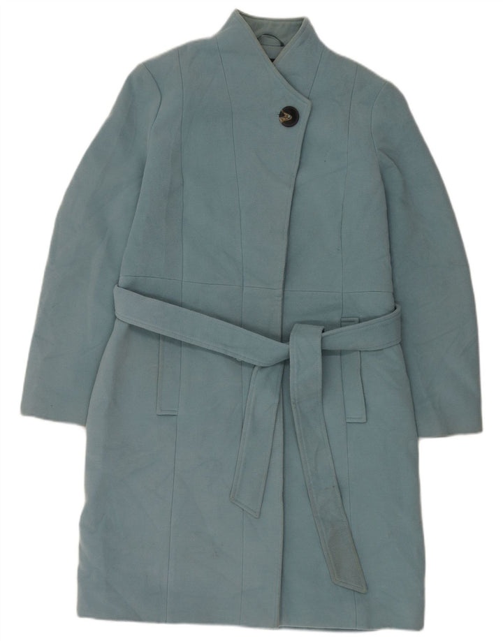 Sobretudo feminino Marks & Spencer folgado Reino Unido 18 XL azul poliéster