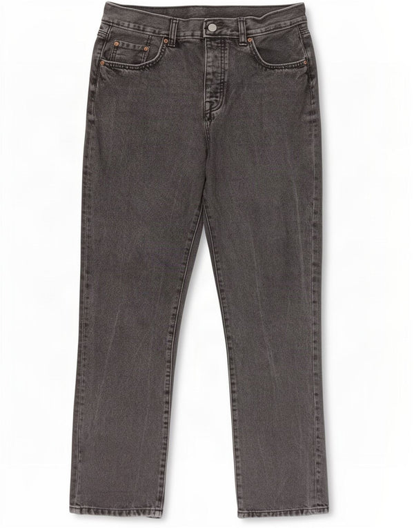 Zara Mens Straight Jeans EU 42 Grande W32 L30 Preto