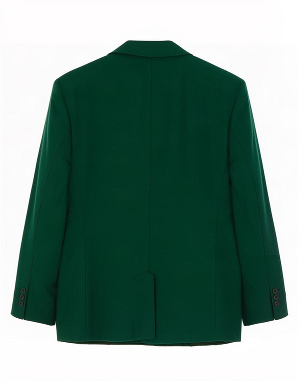 Jaqueta Blazer Feminina Vintage com 5 Botões Reino Unido 10 Verde Pequeno