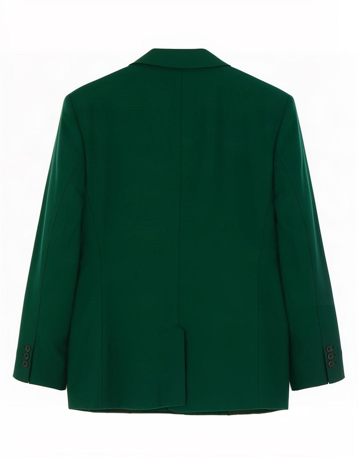Jaqueta Blazer Feminina Vintage com 5 Botões Reino Unido 10 Verde Pequeno