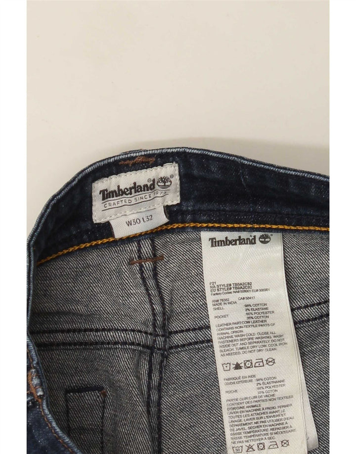 Timberland Jeans Slim Feminino W30 L32 Azul Marinho Algodão