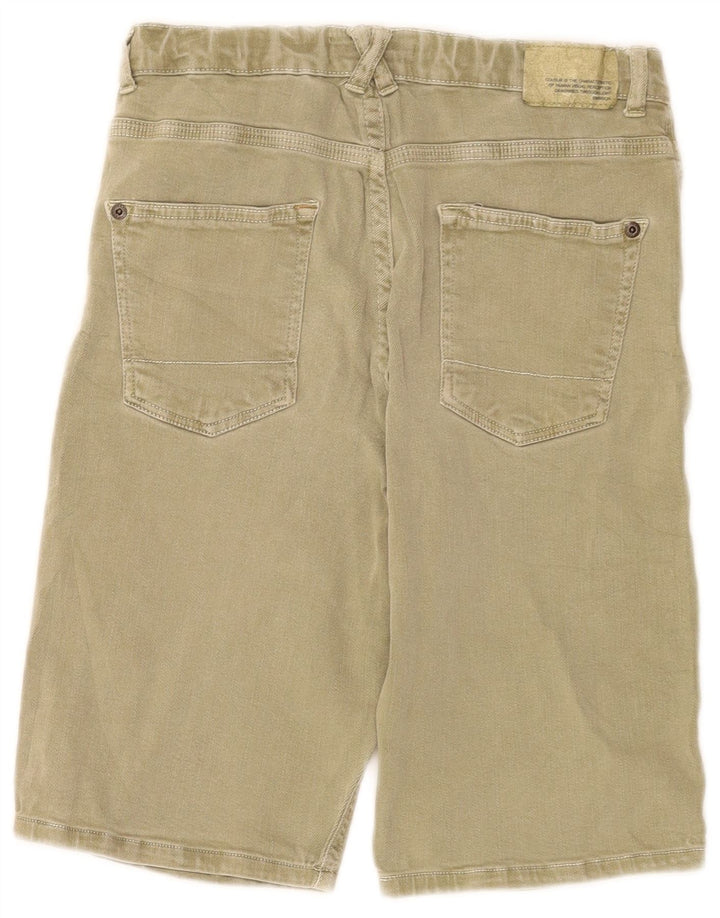 Zara Meninos Shorts Jeans 13-14 Anos W28 Caqui