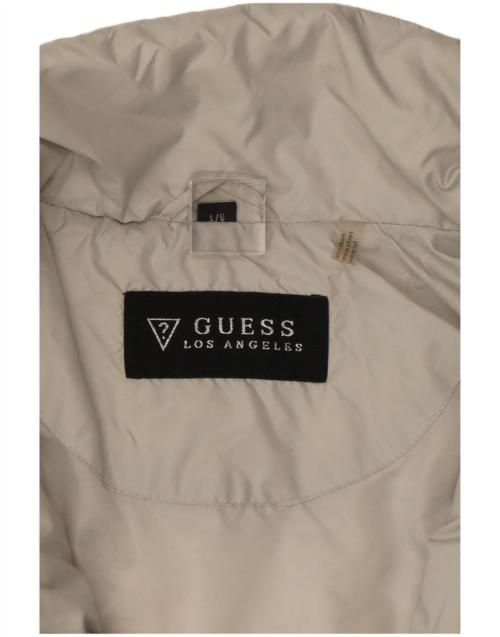 Jaqueta acolchoada feminina Guess UK 16 grande cinza