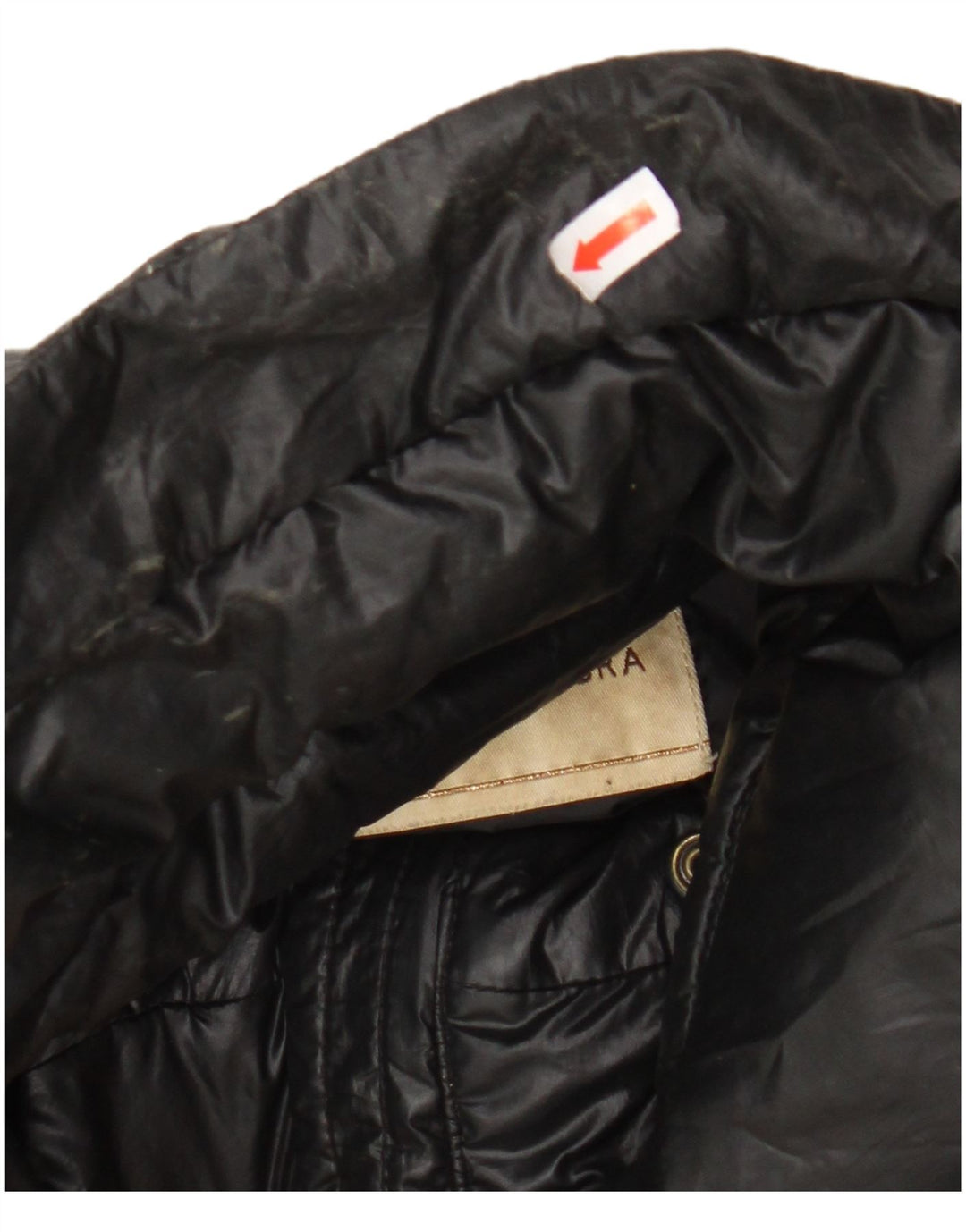 Casaco acolchoado feminino VINTAGE IT 58 4XL poliéster preto