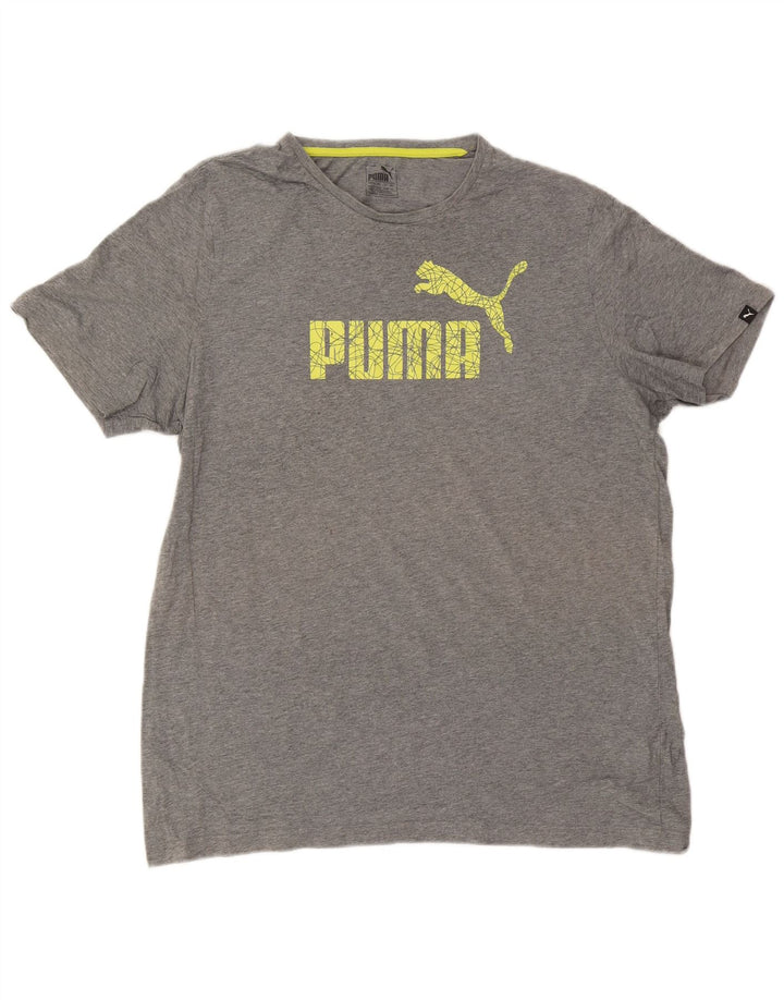 Camiseta masculina gráfica Puma Top 2XL cinza