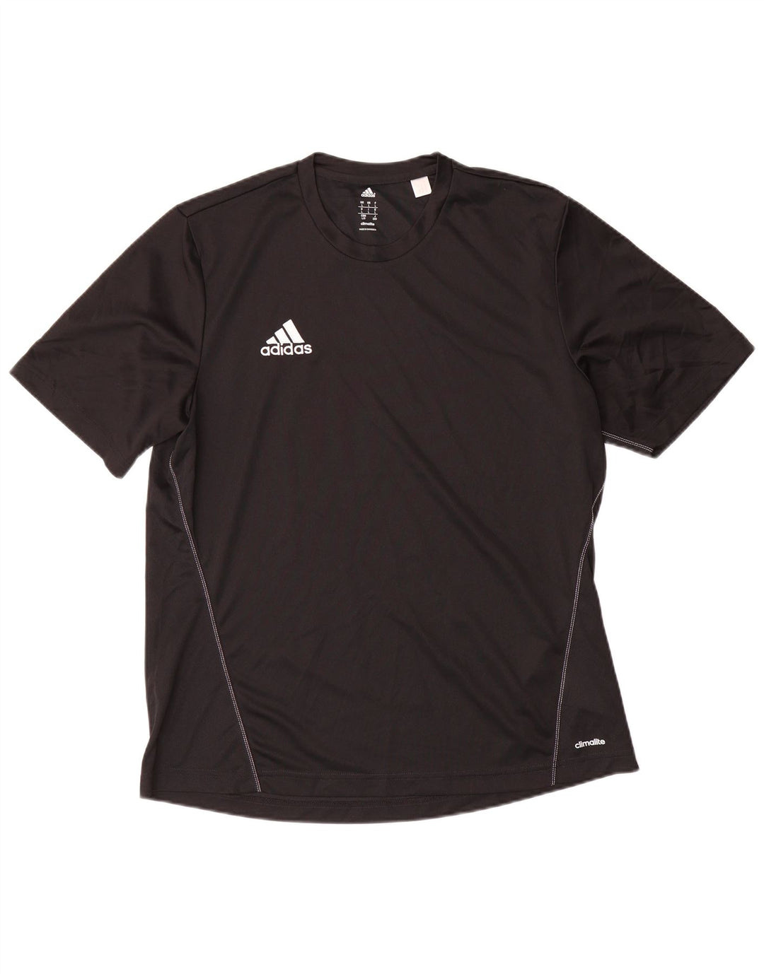 Camiseta Adidas Masculina Climalite Top Grande Poliéster Preto