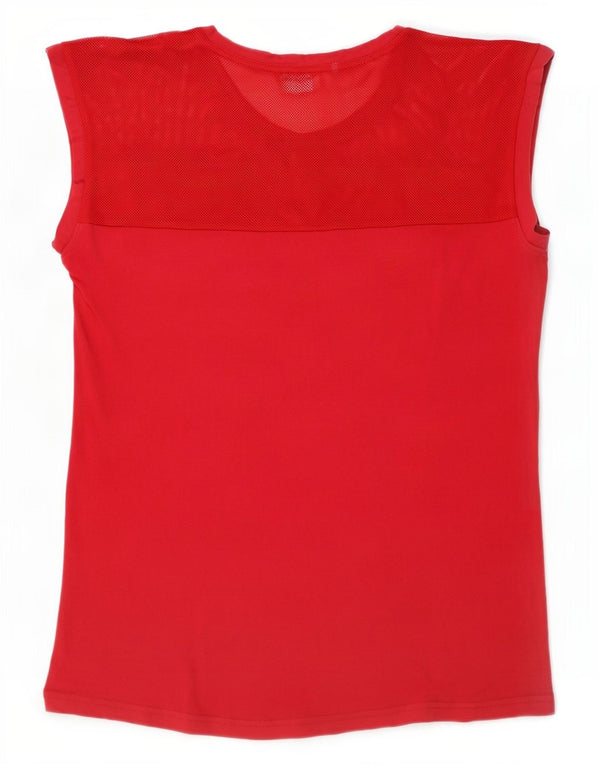 Camiseta feminina Ellesse Heritage Graphic UK 12 algodão rosa médio