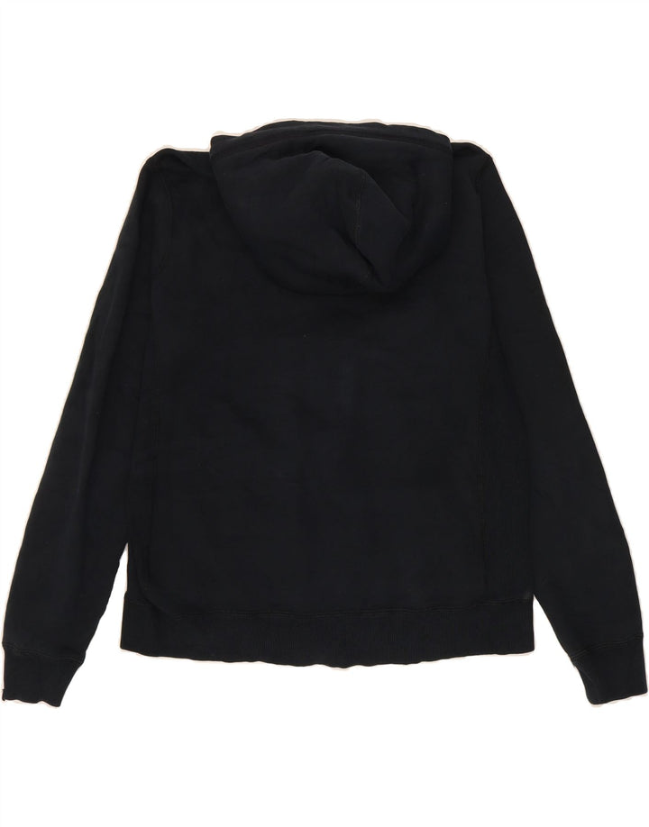 NIKE Womens Zip Hoodie Sweater UK 16 Large Black Cotton Vintage Nike and Second-Hand Nike from Messina Hembry 