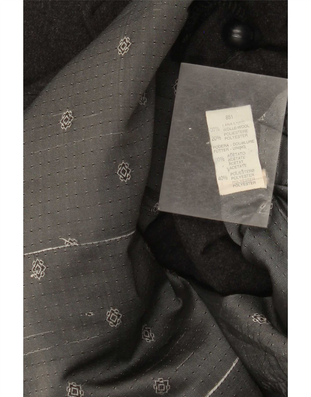 Jaqueta blazer feminina Penny Black com 3 botões IT 42 lã cinza médio