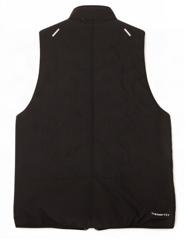 Jaqueta Nike feminina Therma-Fit sem mangas para treino UK 14 Médio Preto