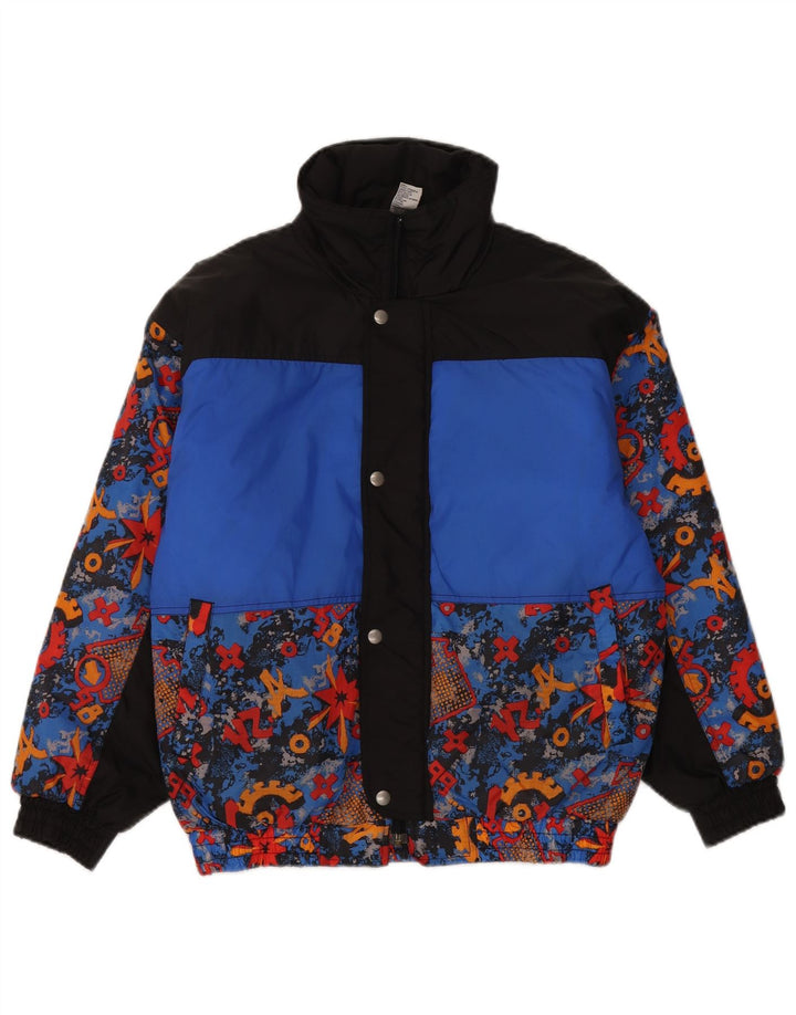 C&A Jaqueta acolchoada com capuz para meninos 13-14 anos Poliéster floral multicolorido
