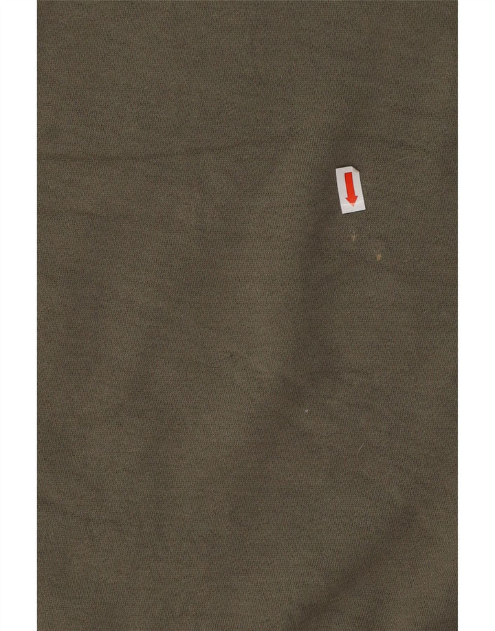 Suéter feminino oversized FAT FACE UK 16 grande algodão cáqui