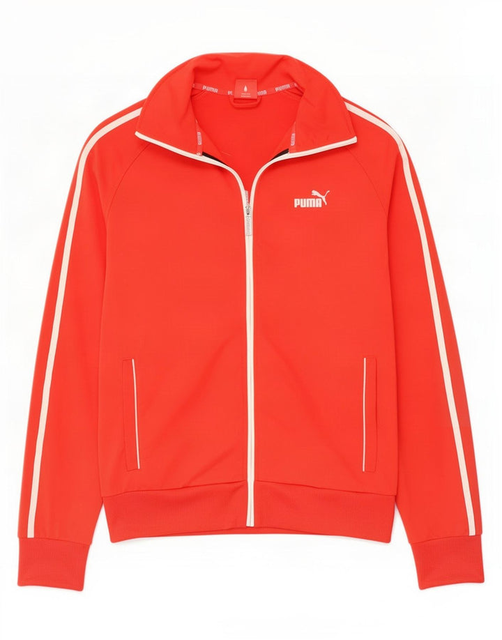 Puma Mens Tracksuit Top Jacket Pequeno Poliéster Vermelho