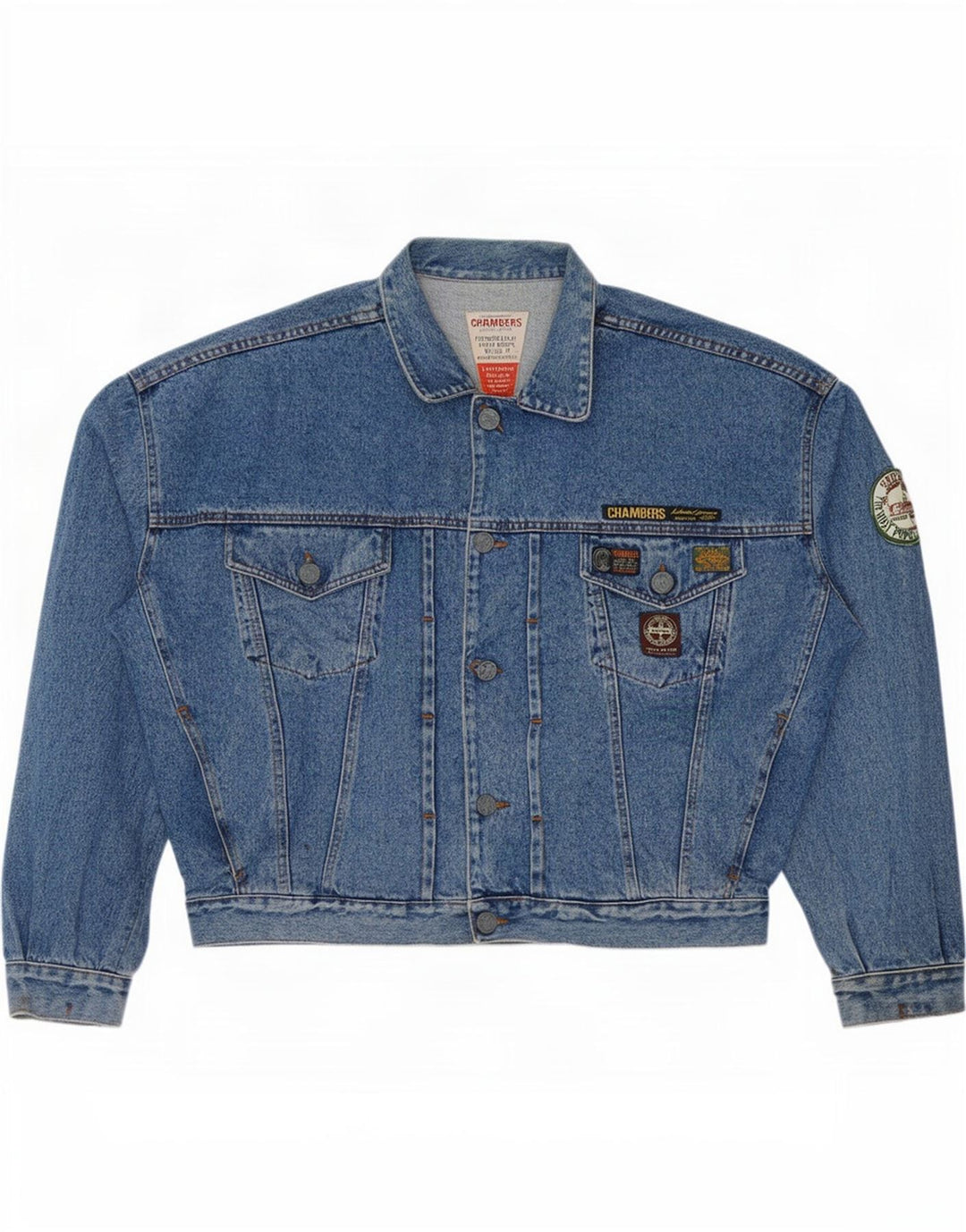 Jaqueta jeans masculina Chambers UK 42 XL azul