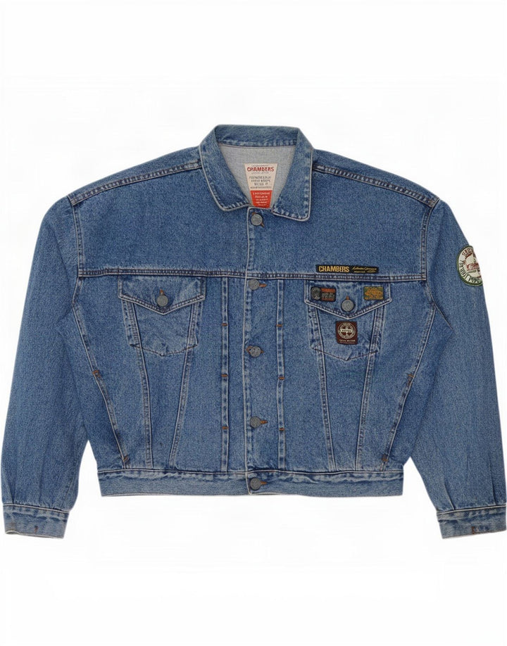 Jaqueta jeans masculina Chambers UK 42 XL azul